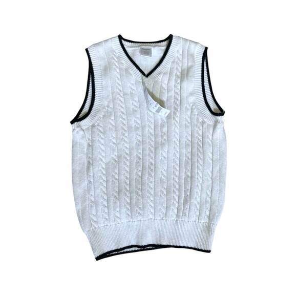 Gymboree Cable Knit Sweater Vest Size M (8) - Picture 1 of 3